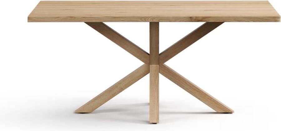 Kave Home Eettafel Argo Gebleekt Eikenfineer 180 x 100cm Naturel