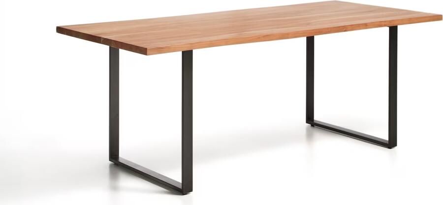 Kave Home Eettafel Uxue Acaciahout 200 x 90cm Bruin