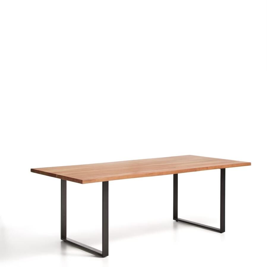Kave Home Eettafel Uxue Acaciahout 220 x 100cm Bruin