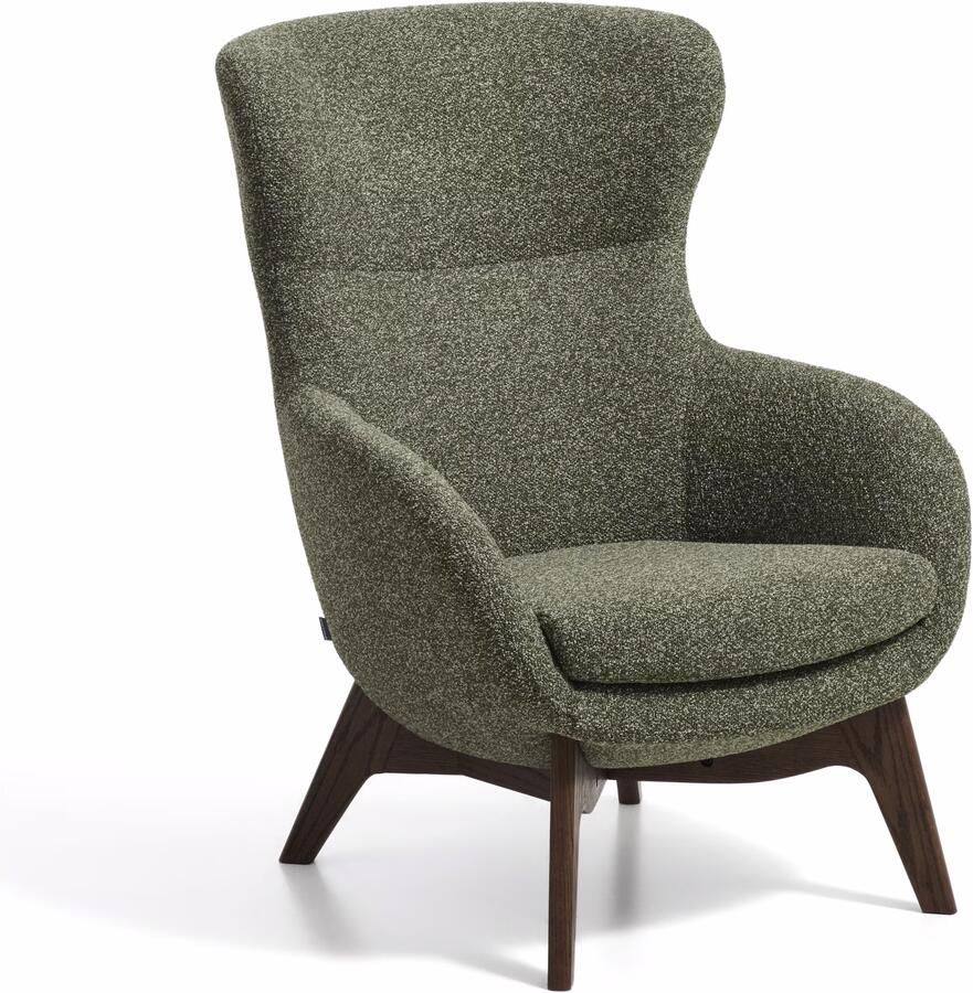 Kave Home Fauteuil Adiran Chenille Mosgroen