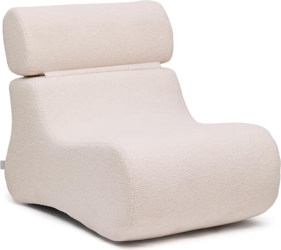 Kave Home Fauteuil Club Bouclé Naturel