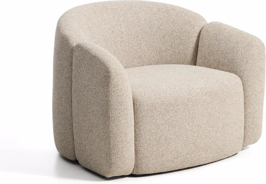 Kave Home Fauteuil Corvena Chenille 98cm Beige