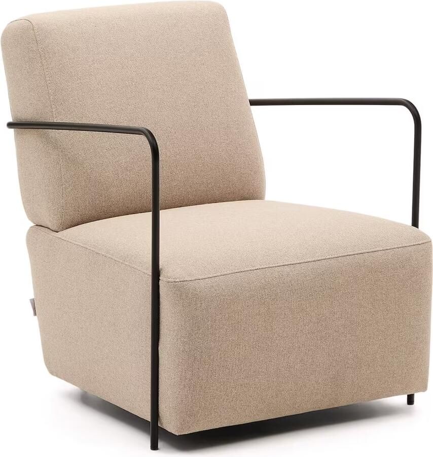 Kave Home Fauteuil Gamer Stof Beige
