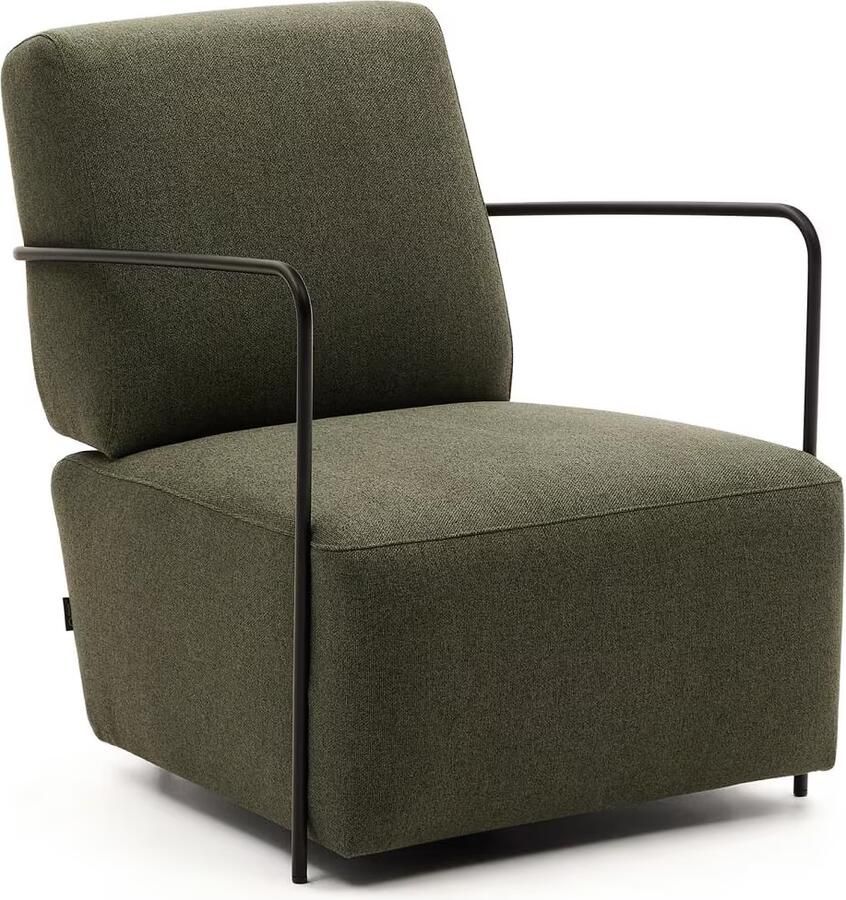 Kave Home Fauteuil Gamer Stof Donkergroen
