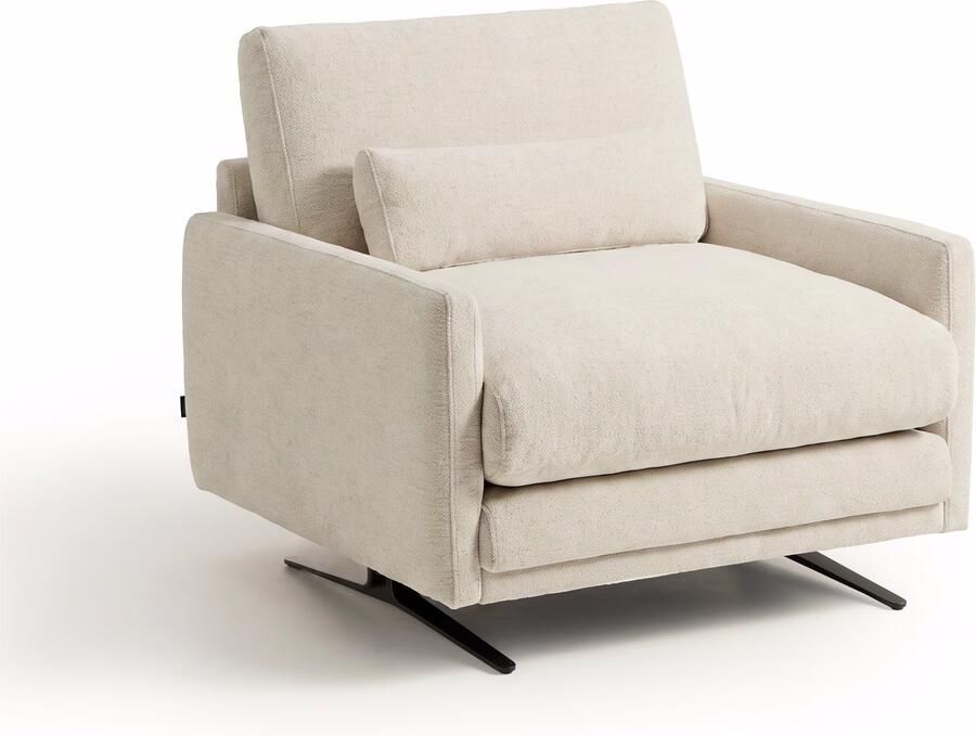 Kave Home Fauteuil Veliro Chenille Beige