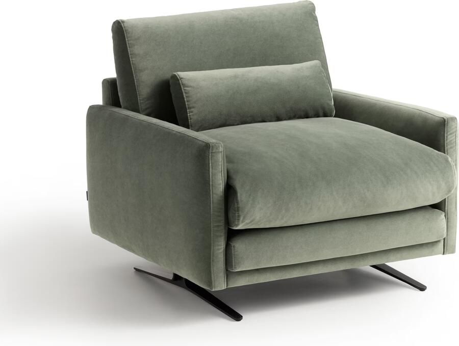 Kave Home Fauteuil Veliro Velvet Groen