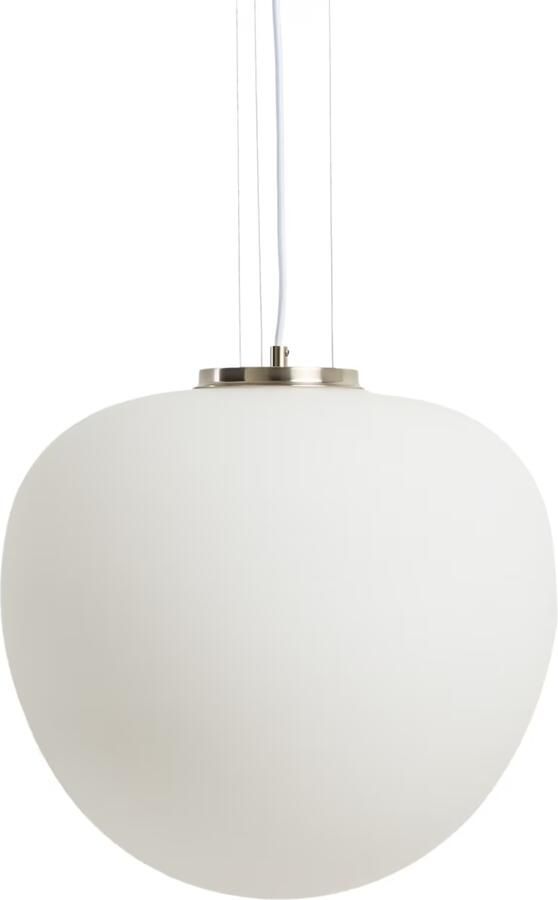 Kave Home Hanglamp Ardali Glas Ø40cm Wit