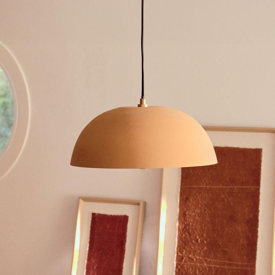 Kave Home Hanglamp Nibla Kleipatroon Terracotta