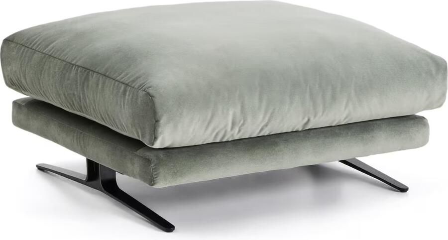 Kave Home Hocker Veliro Velvet Groen