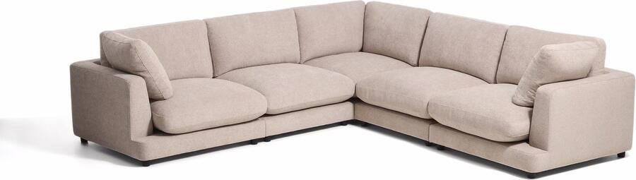 Kave Home Hoekbank Gala 300cm Bouclé Beige