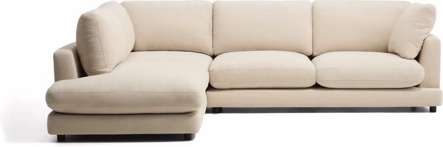 Kave Home Hoekbank Gala Links 300cm Chenille Beige