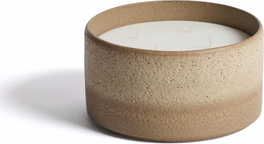 Kave Home Kaars Orial Keramiek Ø18cm Bruin