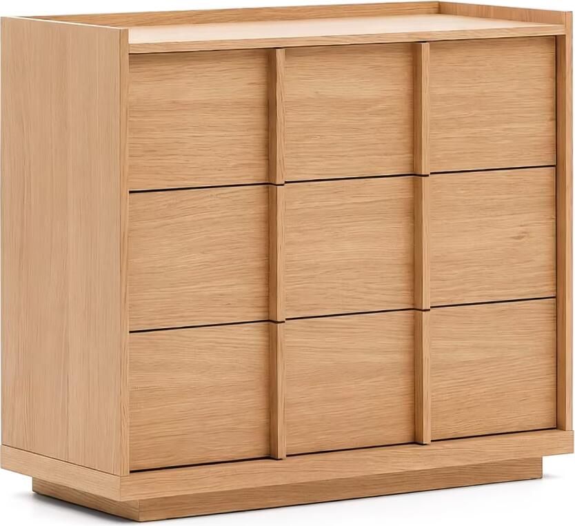 Kave Home Ladekast Onix Eiken 78 x 100cm Naturel