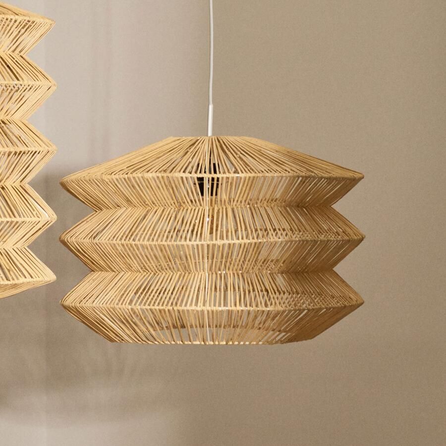 Kave Home Lampenkap Dakit Rotan 60cm Naturel