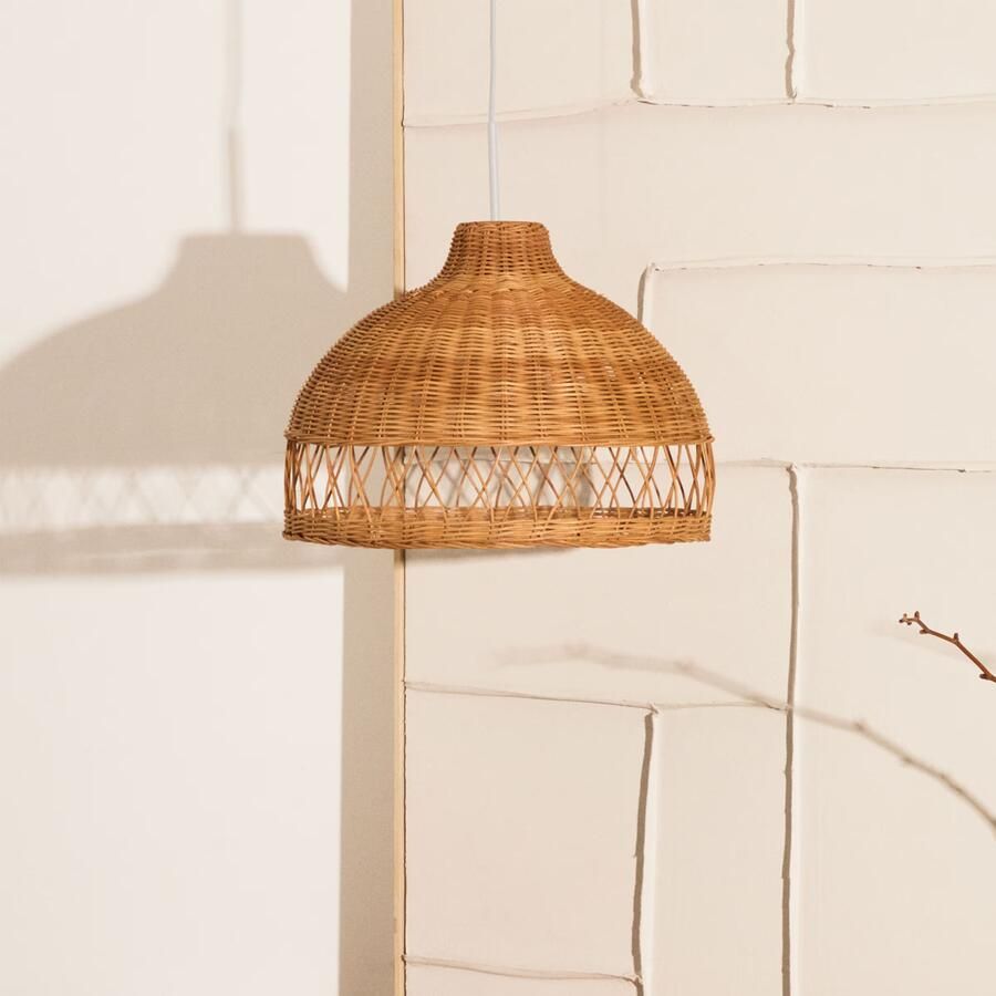 Kave Home Lampenkap Loura Rotan 40cm Naturel