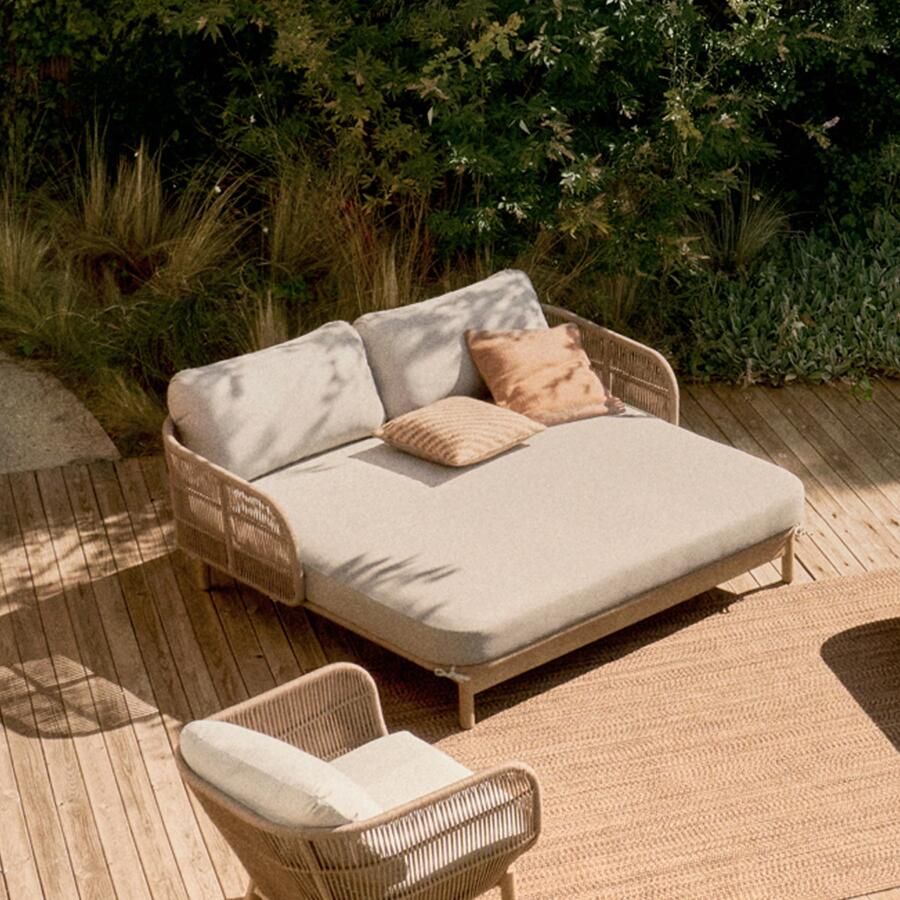 Kave Home Ligbed Catalina 2-persoons Beige