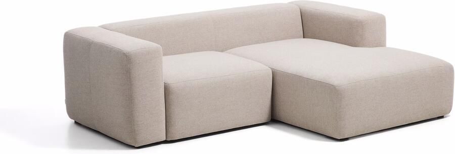 Kave Home Loungebank Blok Rechts 240cm Chenille Beige