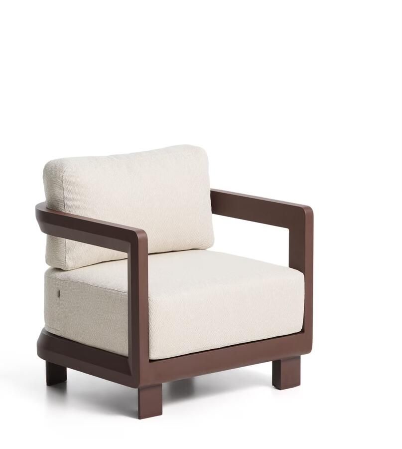 Kave Home Loungestoel Nerano Bruin