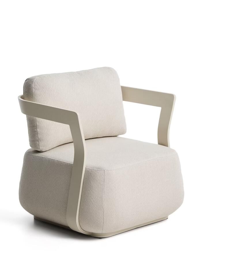 Kave Home Loungestoel Tamaris Ecru