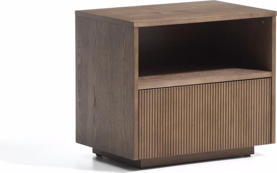Kave Home Nachtkastje Helvine Essen 60 x 52cm Bruin