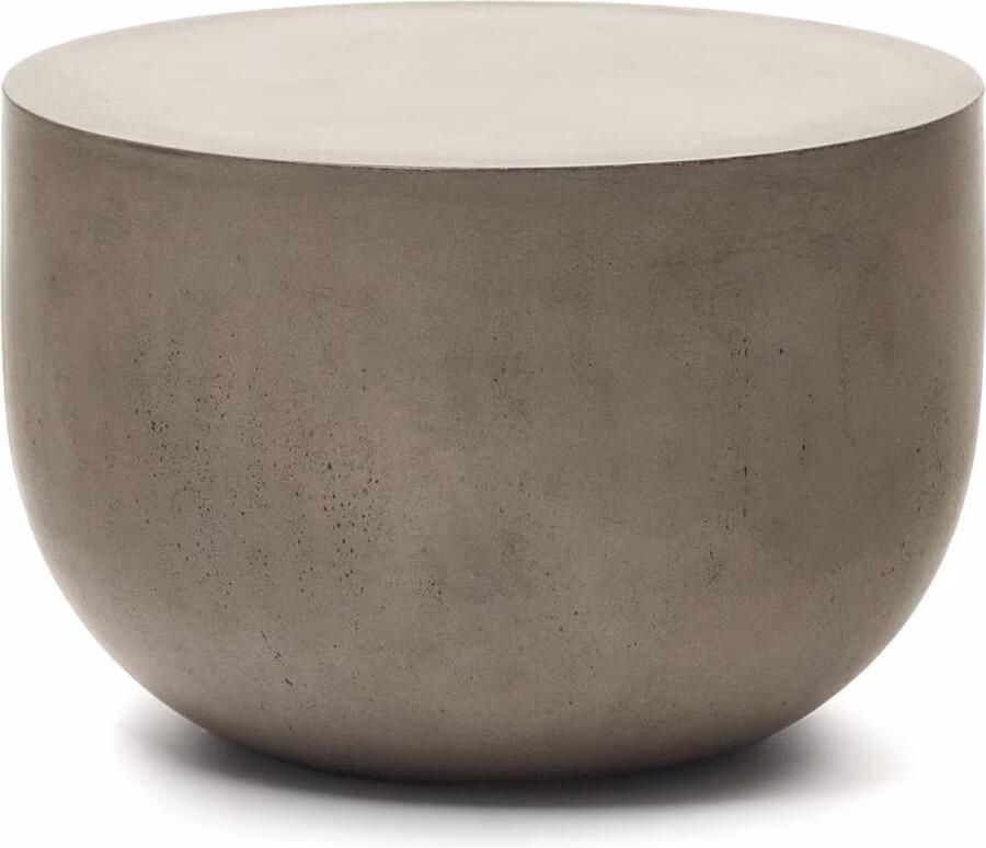 Kave Home Outdoor Ronde Salontafel Garbet Cement Ø60cm Grijs