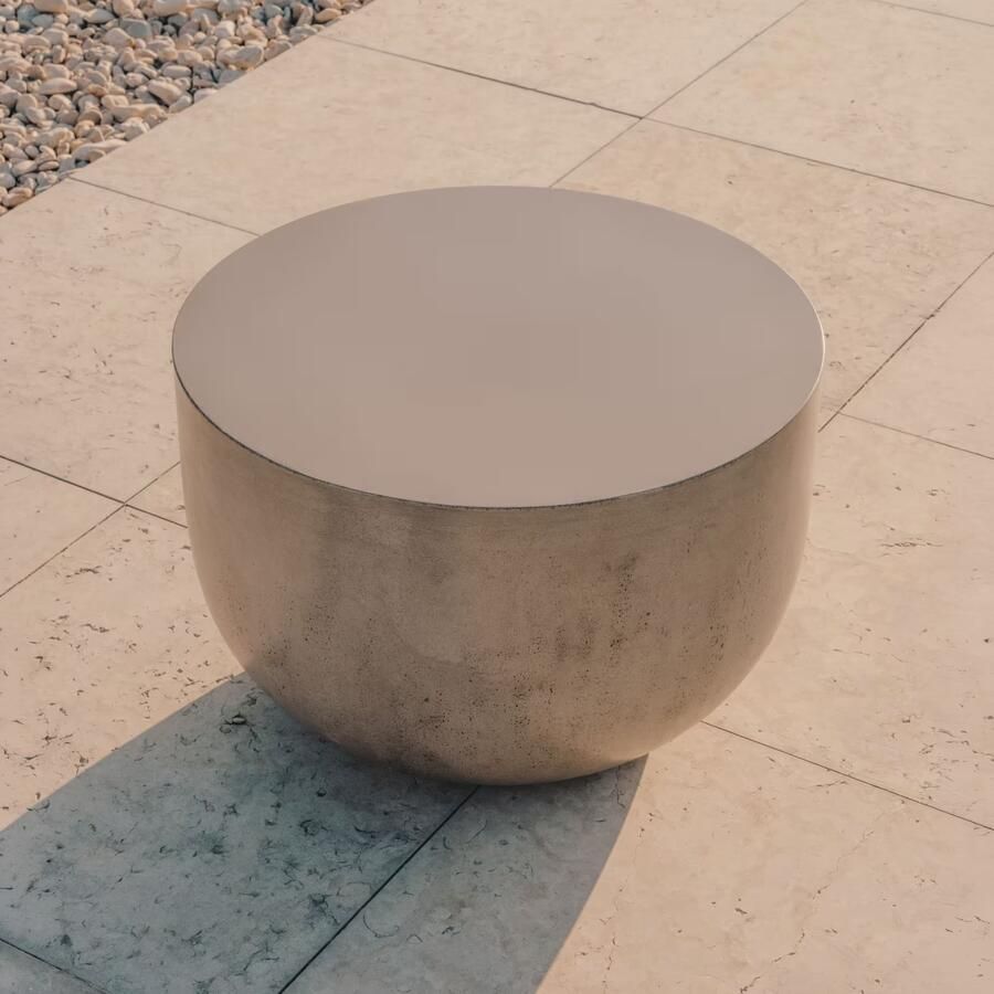 Kave Home Outdoor Ronde Salontafel Garbet Cement Ø60cm Grijs