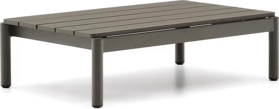 Kave Home Outdoor Salontafel Sorells 91 x 57cm Donkergroen