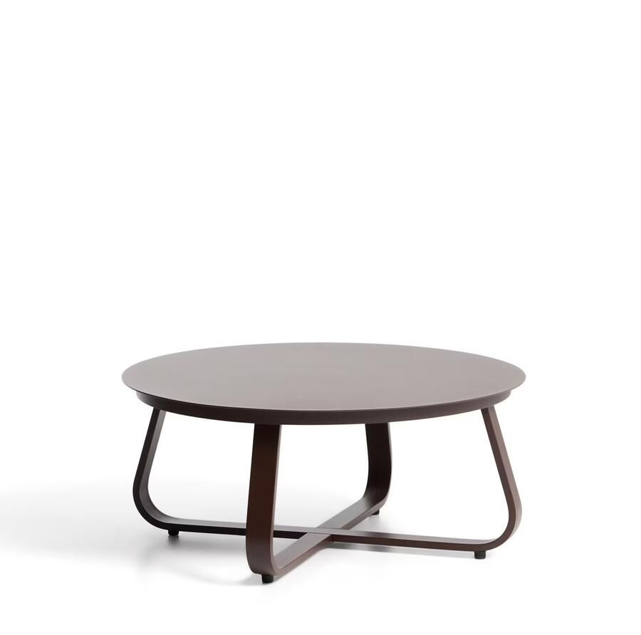 Kave Home Outdoor Salontafel Tamaris 80cm Bruin