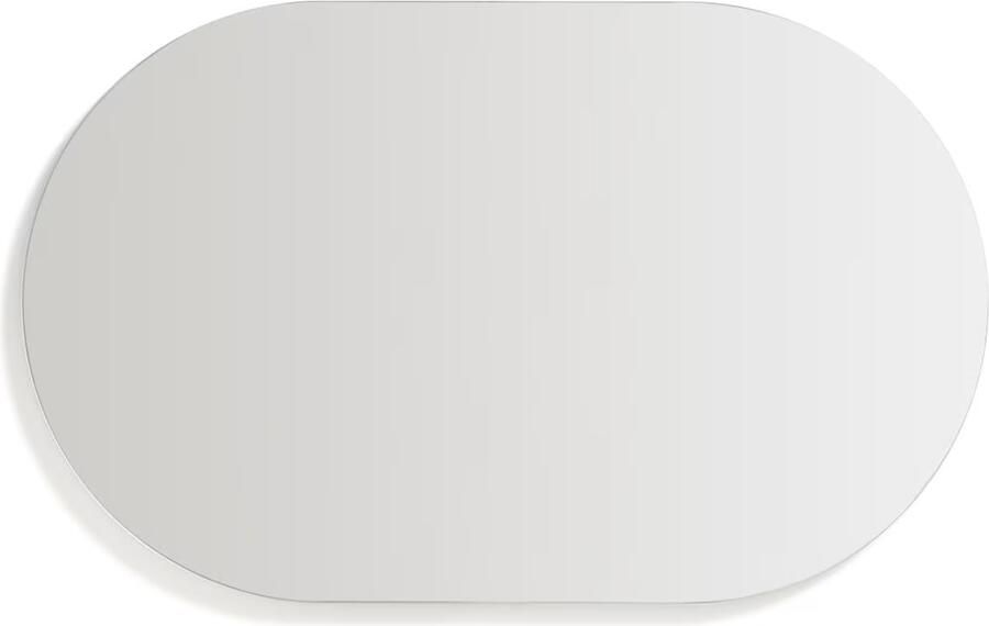 Kave Home Ovale Badkamerspiegel Donia 80 x 50cm Wit