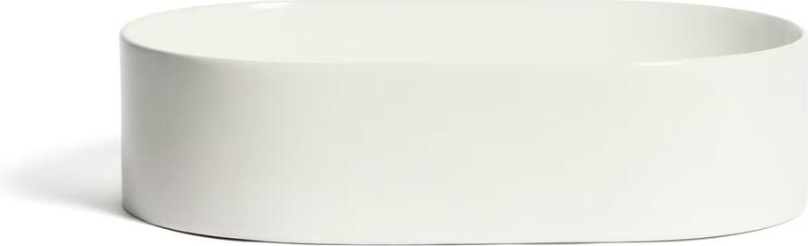 Kave Home Ovale Waskom Ovara Keramiek 50 x 31cm Wit