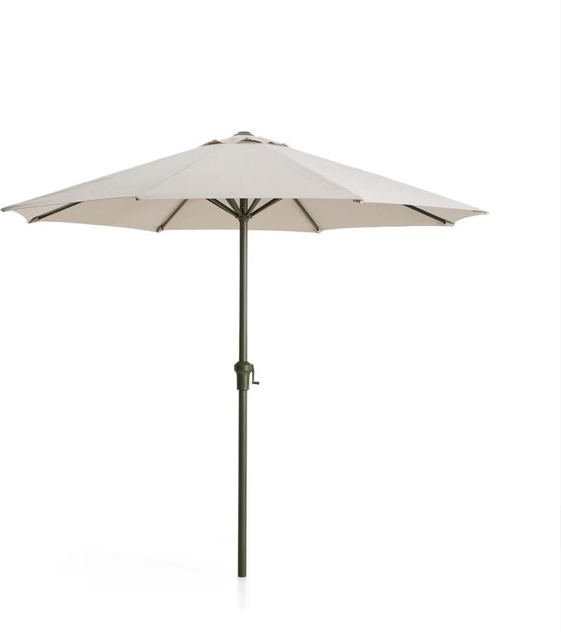 Kave Home Parasol Milna 300cm Beige Groen