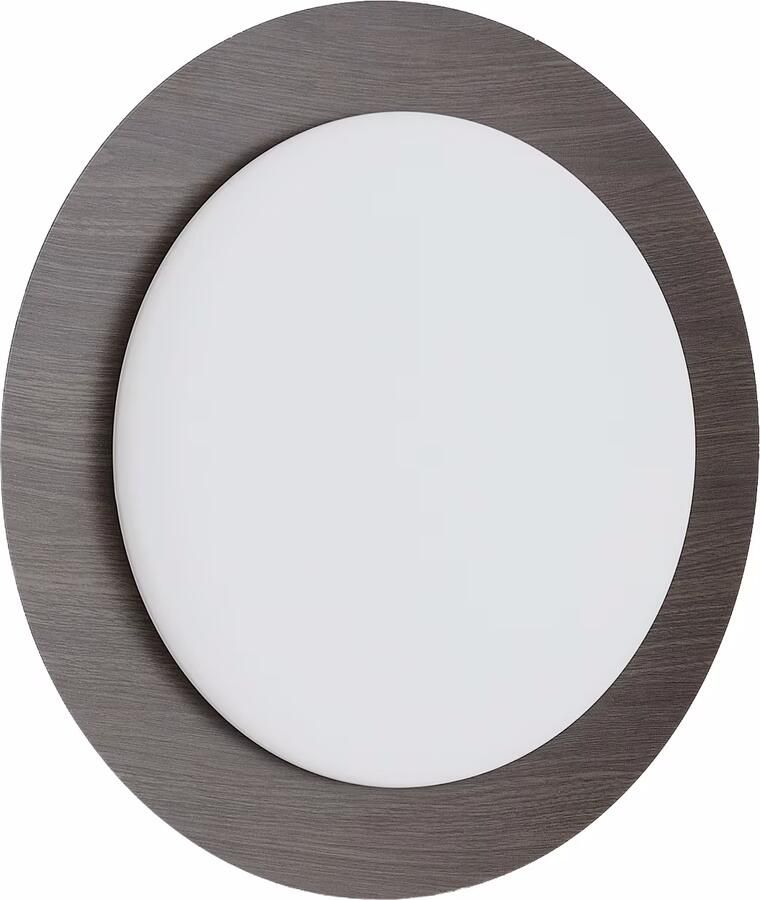 Kave Home Plafondlamp Novae Houtlook 40cm Bruin