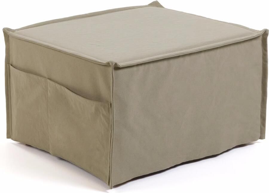 Kave Home Poef Lizzie 70 x 60 (180) cm beige