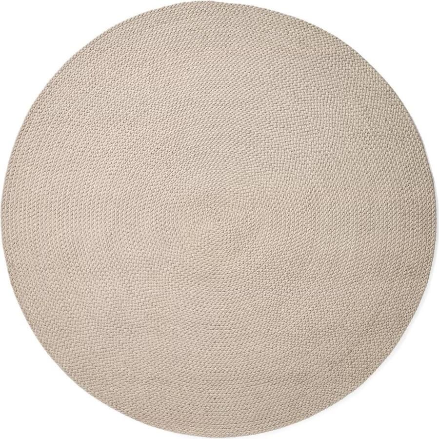 Kave Home Rond Vloerkleed Despas 150cm Ecru