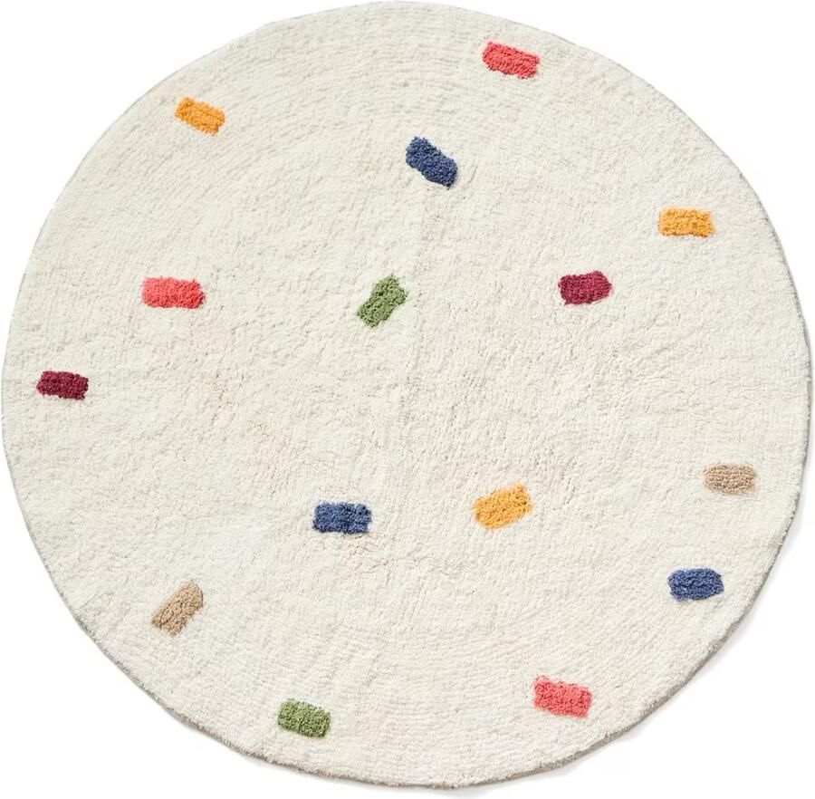 Kave Home Rond Vloerkleed Epifania 120cm Wit