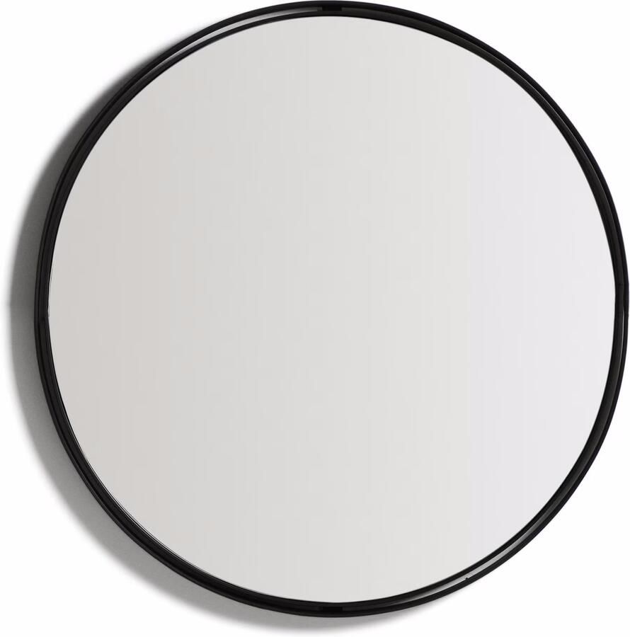Kave Home Ronde Spiegel Noral Ø50cm Zwart