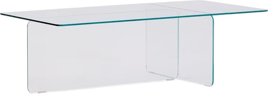 Kave Home Salontafel Zaren Glas 120 x 60cm Transparant