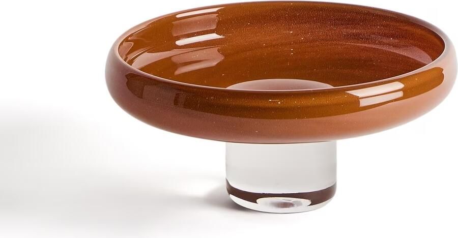 Kave Home Schaal Denuo Glas 28cm Rood