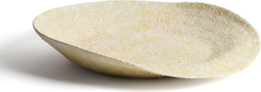 Kave Home Schaal Medira Keramiek 50cm Bruin