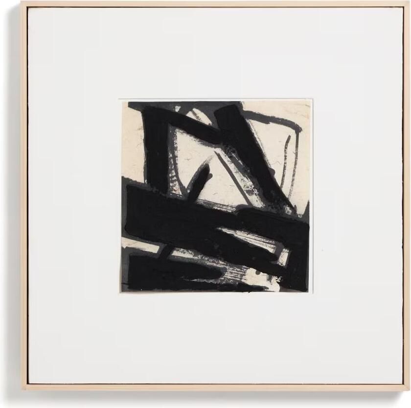 Kave Home Schilderij Arilan 60 x 60cm Bruin