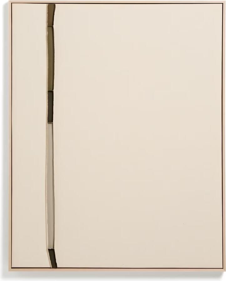 Kave Home Schilderij Deravia 100 x 80cm Beige