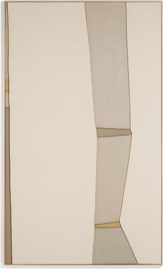 Kave Home Schilderij Deravia 200 x 120cm Beige