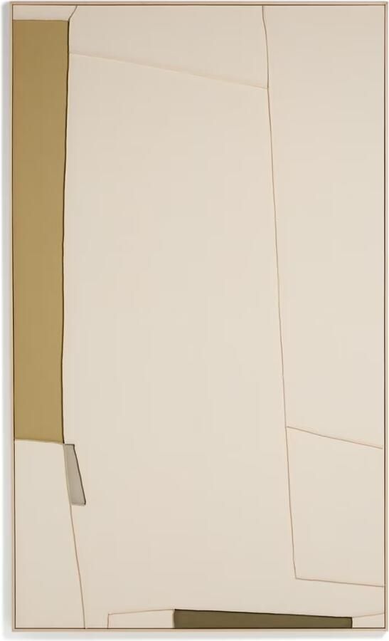 Kave Home Schilderij Deravia 200 x 120cm Beige