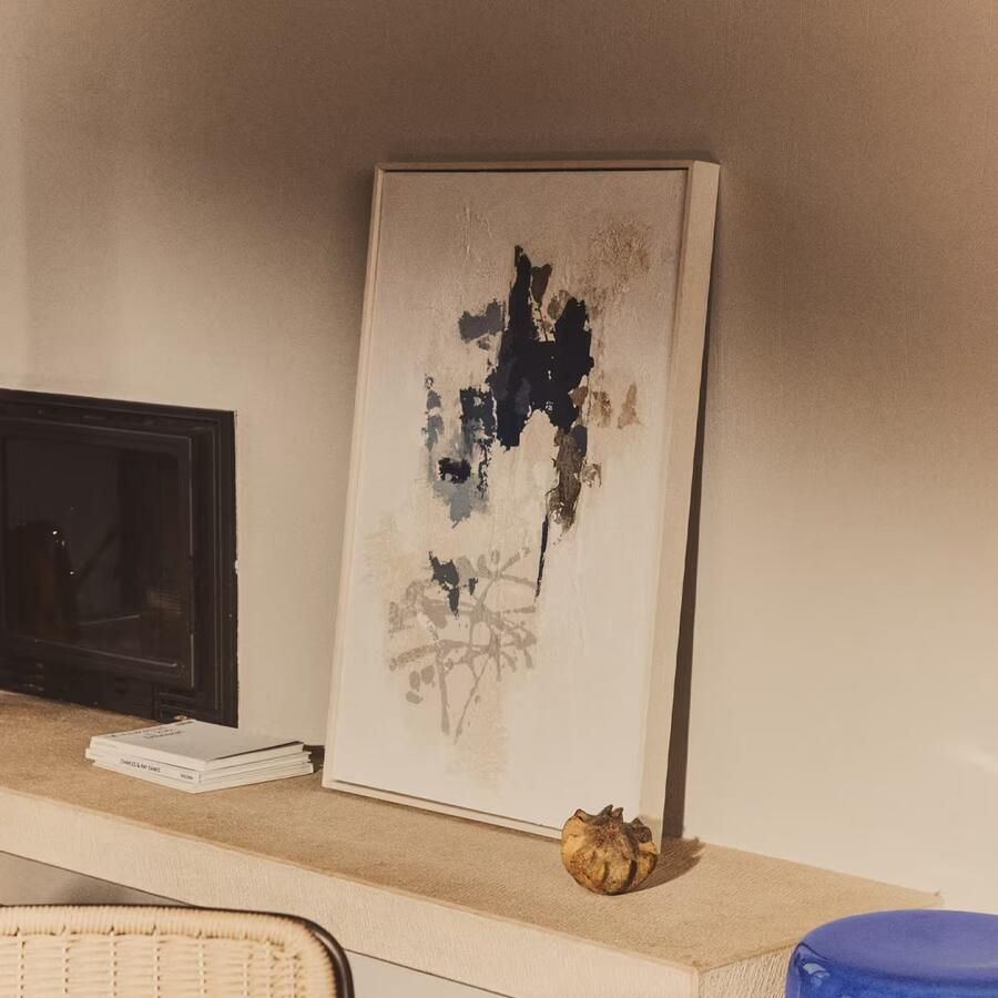 Kave Home Schilderij Erale 90 x 60cm Blauw