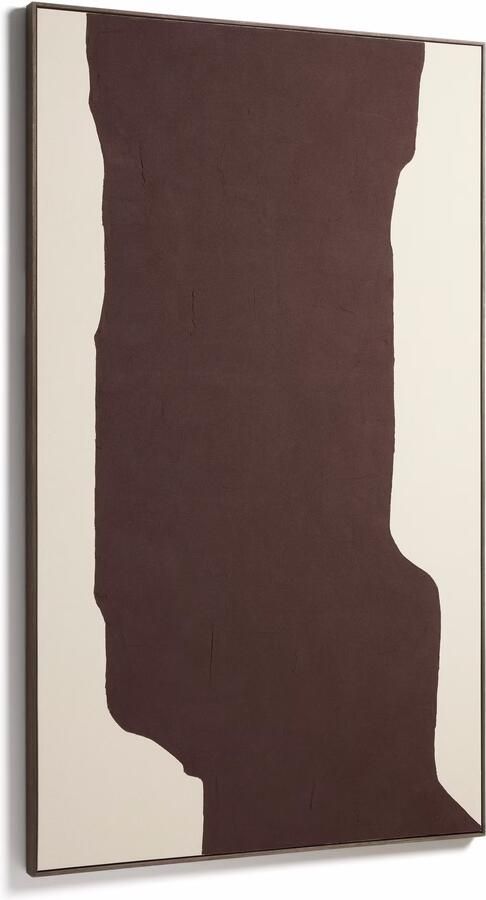 Kave Home Schilderij Irden Handgeschilderd 200 x 120cm Rood