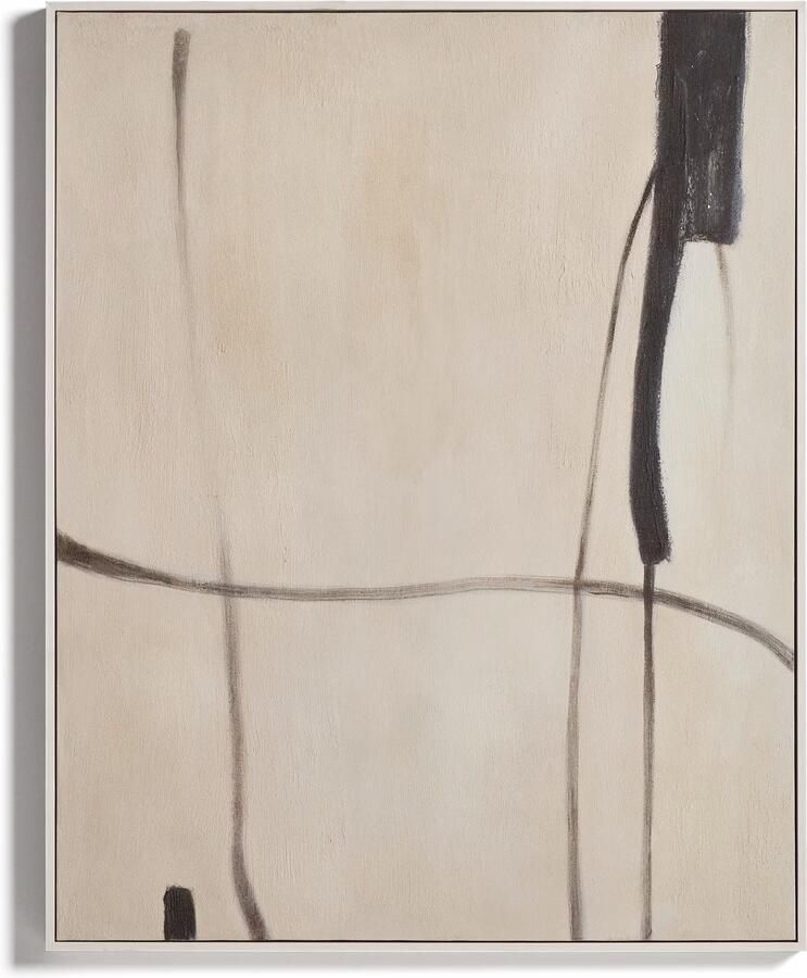 Kave Home Schilderij Meril 100 x 80cm Beige