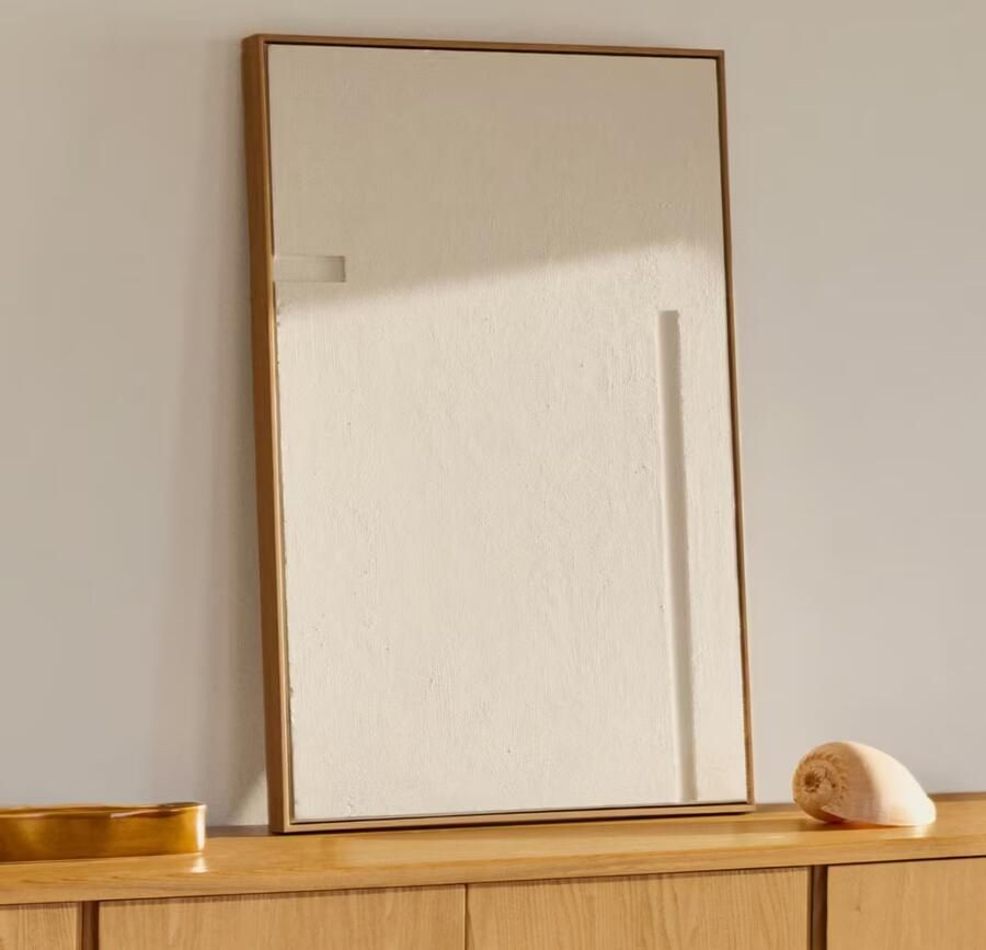 Kave Home Schilderij Sefri 90 x 60cm Wit