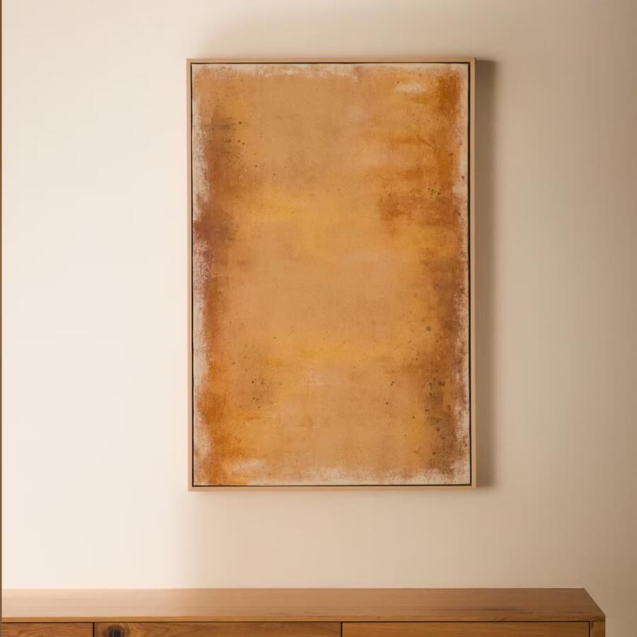Kave Home Schilderij Selnar 60 x 90cm Geel