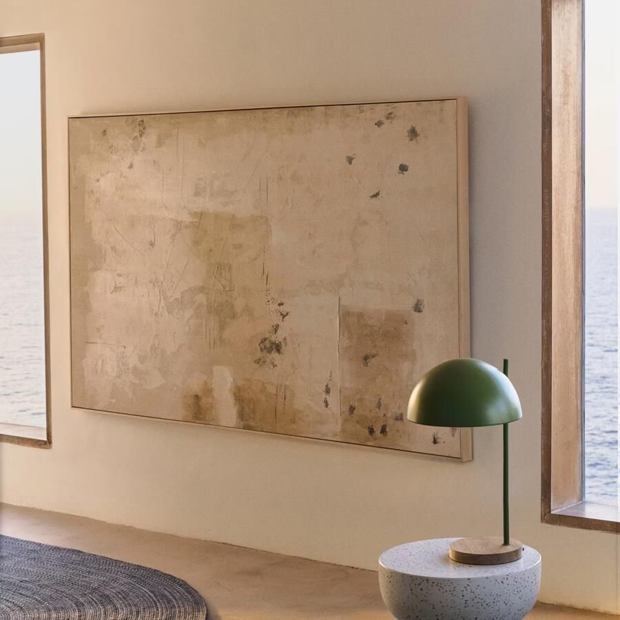 Kave Home Schilderij Silpa XXL 200 x 120cm Donker beige