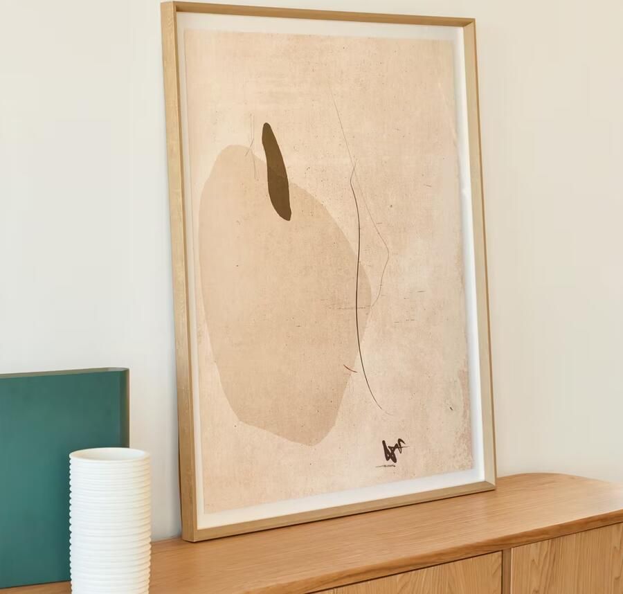 Kave Home Schilderij Sormi 100 x 80cm Meerkleurig